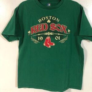MLB Boston Red Sox Green Short Sleeve Tee